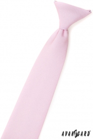 Chlapčenská kravata - Růžová mat