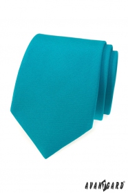 Tyrkysová, matná kravata Avantgard