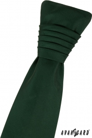 Matne zelená francúzska kravata