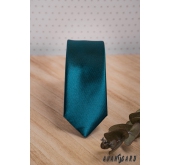 Smaragdovo zelená úzka kravata - šírka 5 cm