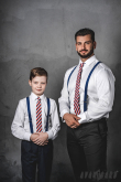 Chlapčenská kravata Trikolóra Lux - dĺžka 31 cm