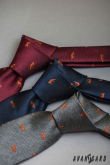 Bordó kravata - líška - šírka 7 cm