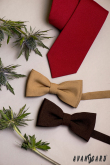 Pánska kravata v matnej farbe bordó - šírka 7 cm