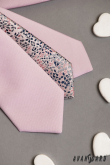 Ružová kravata Avantgard Lux - šírka 7 cm