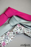 Fuchsiová slim kravata - šírka 5 cm