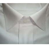 Biela svadobná košeľa na manžetové gombíky ANREDE - 39/194