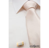Pánska kravata odtien Ivory - šírka 7 cm
