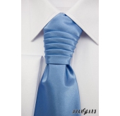 Francúzska kravata svadobná svetlomodrá - uni