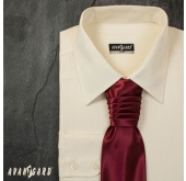 Bordó francúzska kravata jednofarebná - uni
